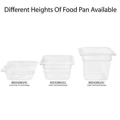 Thunder Group 2-1/2-Inch deep / Clear / 6.0 inches Storage & Transport