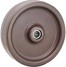 6" x 2" Molded Plastic Wheel, 1/2" Axle, 1/Pk