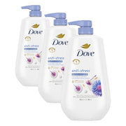 Dove 30.6 Fl Oz (Pack of 3) / Chamomile / Púrpura Body Washes