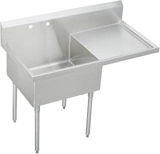 Elkay WNSF8136OF2 Commercial Sink, Lustrous Satin Finish