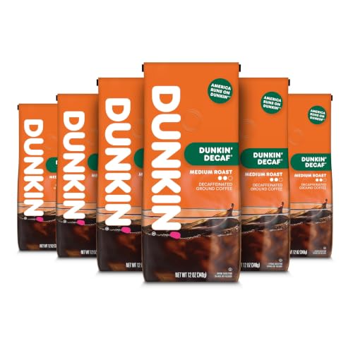 Dunkin' K Cups Original Blend / 12 Ounce (Pack of 6) / 1 Ground Coffee