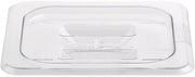 Hubert Full-Size Clear Polycarbonate Solid Food Pan Cover w/Handle - 20 7/8"L x 12 4/5"W