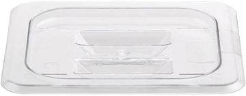 Hubert Full-Size Clear Polycarbonate Solid Food Pan Cover w/Handle - 20 7/8"L x 12 4/5"W