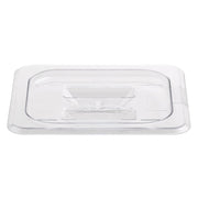 Full-Size Clear Polycarbonate Solid Food Pan Cover w/Handle - 20 7/8"L x 12 4/5"W by HUBERT – Polycarbonate, Clear, Model 107005