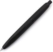 PILOT Vanishing Point Collection Refillable & Retractable Fountain Pen, Matte Black Barrel, Blue Ink, Broad Nib (60582)