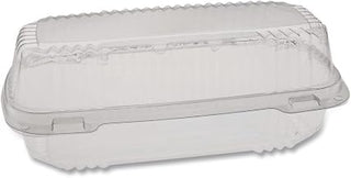 Pactiv Evergreen ClearView SmartLock Hinged Lid Container, 23 oz, 8.5 x 4 x 2.5, Clear, Plastic, 250/Carton