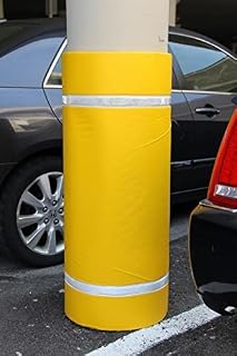 Innoplast Soft Padded Column Wrap 44" x 72" (Yellow White Tape)