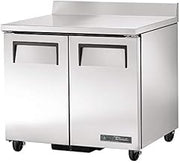 Work Top - Solid Door Refrigerator with Hydrocarbon Refrigerant - 36.38 x 30.13 x 33.38 in