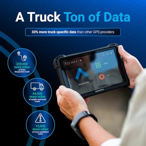 Rand McNally Rand Tablet 7 in (NEW) / 7 inch / Black Car Electronics