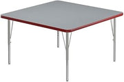 Correll Laminate Activity Tables with Gray Granite Finish A3636TF-SQ-15-14-35