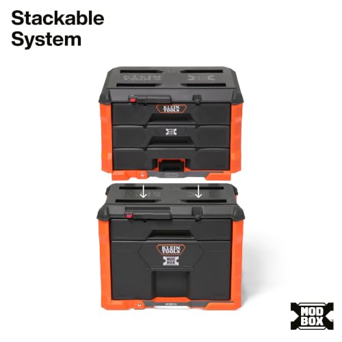 KLEIN TOOLS 3-Drawer / Orange / 50.0 pounds Tool Boxes