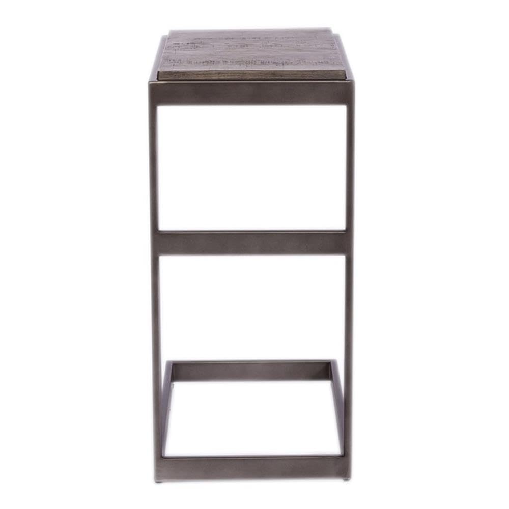Modern View Laptop Table by LIBERTY FURNITURE INDUSTRIES, INC. – Metal, Grey, Model 960-OT1022