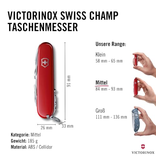 Victorinox Red / Swisschamp / 91 mm Pocket Knives & Folding Knives