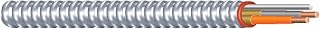 Southwire Duraclad 55278803 12/2 AWG Copper THHN Cable, Gray/Orange Steel Armor, 1000 ft