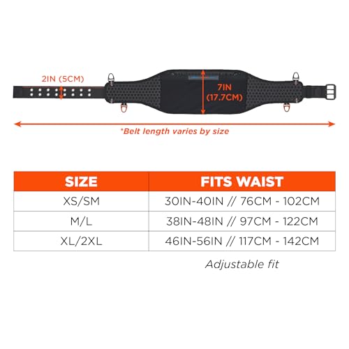 Ergodyne XL/2XL / Black / Tool Belt - 7" Tool Belts