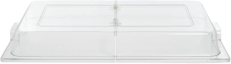 Chafer Cover Clear Polycarbonate Flip-Top - 21 1/2 L x 12 1/2 W x 2 1/2 H