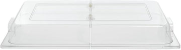 Chafer Cover Clear Polycarbonate Flip-Top - 21 1/2 L x 12 1/2 W x 2 1/2 H