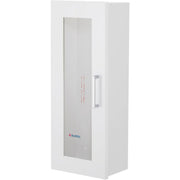 Fire Extinguisher Cabinet with Breakable Glass Window by Global Industrial – Alloy Steel, White, Model 670598
