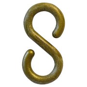 S-Hook, Acetal Copolymer, 2", Gold, 10/Pk by Mr. Chain – 12"L x 9"W x 1"H, Acetal, Gold, Model 50307-10
