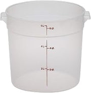 Cambro RFS6PP190 6 Qt Round Container Wirh RFSC6PP190 Translucent Lid