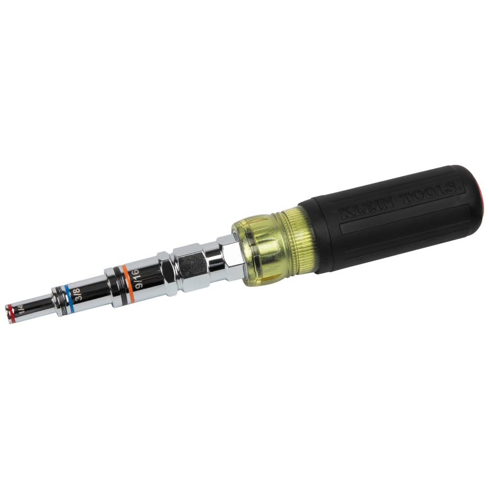 KLEIN TOOLS 9-in-1 Nut Driver / Black / 1 Nut Drivers