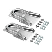 Metal 28-200 Caster Positioning Chocks (Pack of 2) by Krowne – Metal, silver, Pack of 2, Model Krowne Metal