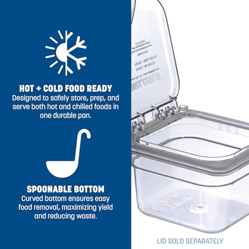 Carlisle FoodService Products Clear / 4 Inches / Modern Storage & Transport