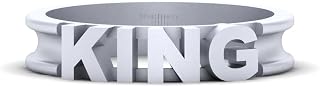 Royalty Symbolises King Band 925 Sterling Silver King Ring Wedding Band Mens