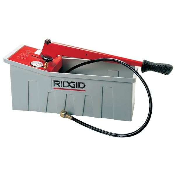 1450 Pressure Test Pump by RIDGID – Large, steel, Gray, Model 50557