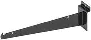 Slatwall Shelf Bracket, 10" Black
