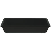 Elite Global Deli Bowl 2 1/2 qt Rectangular Black Plastic - 12" L x 10" W x 2" D by Elite Global Solutions – 2.5 quarts, Melamine, Black, Model 848552009672