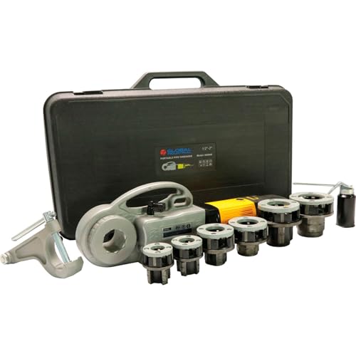Portable Pipe Threading Machine by Global Industrial – Aluminum, Model SQ30-2C