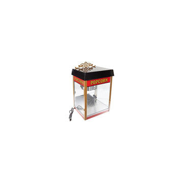 Benchmark Street Vendor Popcorn Machine by Benchmark USA – 8 Ounce, Aluminum, Red, Model 11080