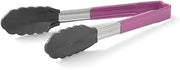 Vollrath 478091280 Purple S/S 9.5 Utility Tong with Nylon End"