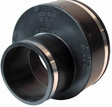 Fernco P1002-64 Flexible Pipe Coupling, Connects Clay Pipe to Cast Iron/Plastic, 6 x 4 In. - Quantity 10