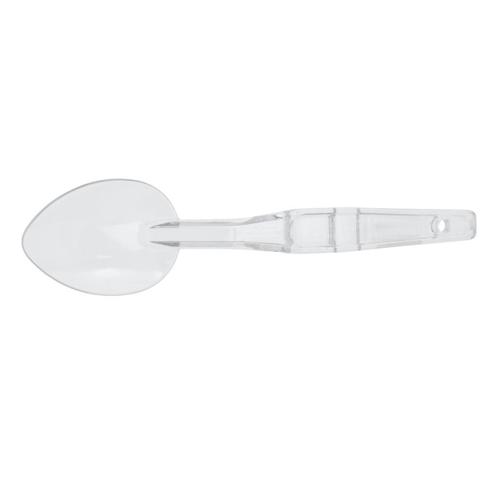 11" Deli Serving Spoon by Cambro – 11", Plastic, Clear, Model SPO11CW135