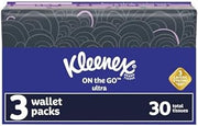 Kleenex Slim Wallet Facial Tissues - 3 Ply - White, 12 Pack Case