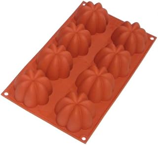 Silikomart Professional Silicone Mold, Charlotte 3.4 Ounce, 2.75 Inch x 1.61 Inch High, 8 Cavities
