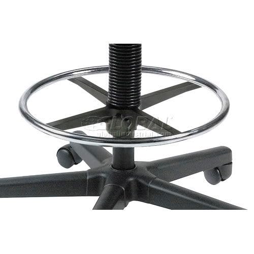 Contoured Plastic Stool by Global Industrial – Plastic, Black, Model 820GKX1