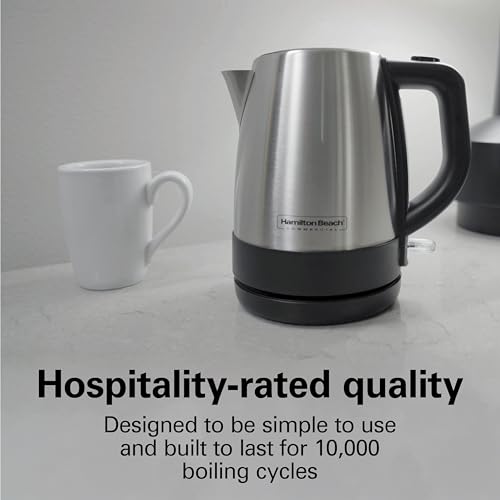 Hamilton Beach Commercial 1.1 Quarts / Silver / 1.0 liters Electric Kettles
