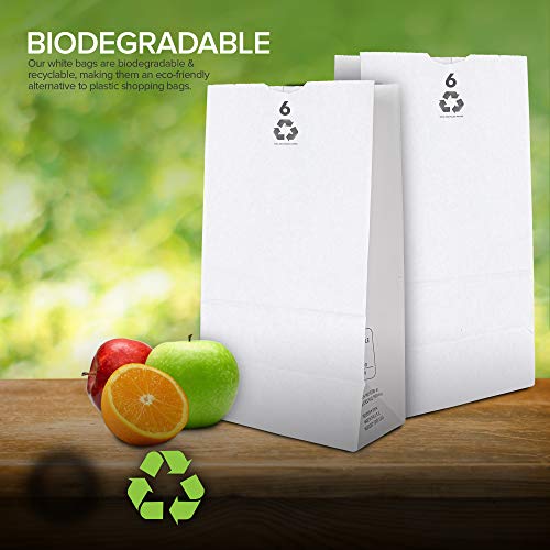 Stock Your Home 6 lb / 200 Count Pack of 25 / White / 6.0 pounds Food Storage Bags