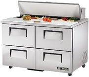 TRUE TSSU-48-12D-4-ADA-HC 48" ADA Compliant Refrigerated Sandwich Salad Unit, Fits (12) 1/6 Size Pans, Four Drawers