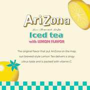 AriZona Lemon / 22 Fl Oz (24 Pack) / Lemon Tea Iced Tea