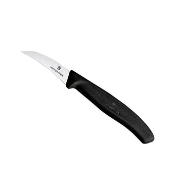 VIC- Swiss Classic Paring 2½" Shaping Spear Point Blade 5/8" Width at Handle Black by Victorinox – 2.4", Other, Black, Model 6.7503