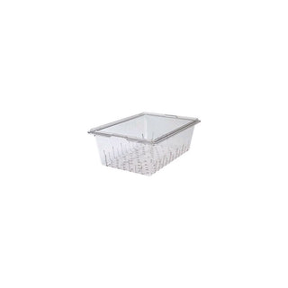 Colander for Full-Size Food Storage Boxes 9" and Deeper by Cambro – Polycarbonate, Clear, Model 18268CLRCW135