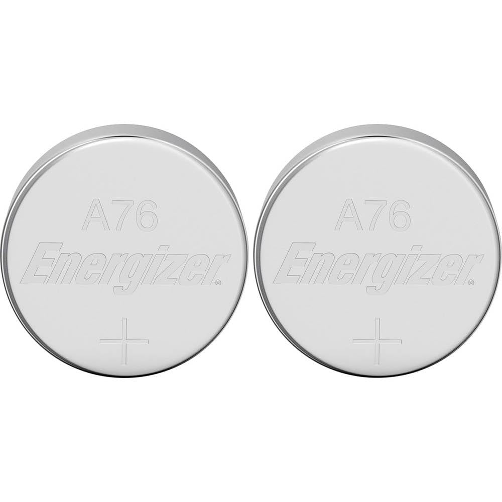 ALKALINE 2 PACK by Energizer – 2 Count (Pack of 1), Plastic, Chrome Silber, Model LR44/A76