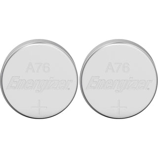 ALKALINE 2 PACK by Energizer – 2 Count (Pack of 1), Plastic, Chrome Silber, Model LR44/A76