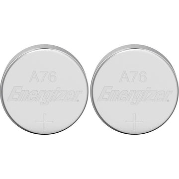 ALKALINE 2 PACK by Energizer – 2 Count (Pack of 1), Plastic, Chrome Silber, Model LR44/A76