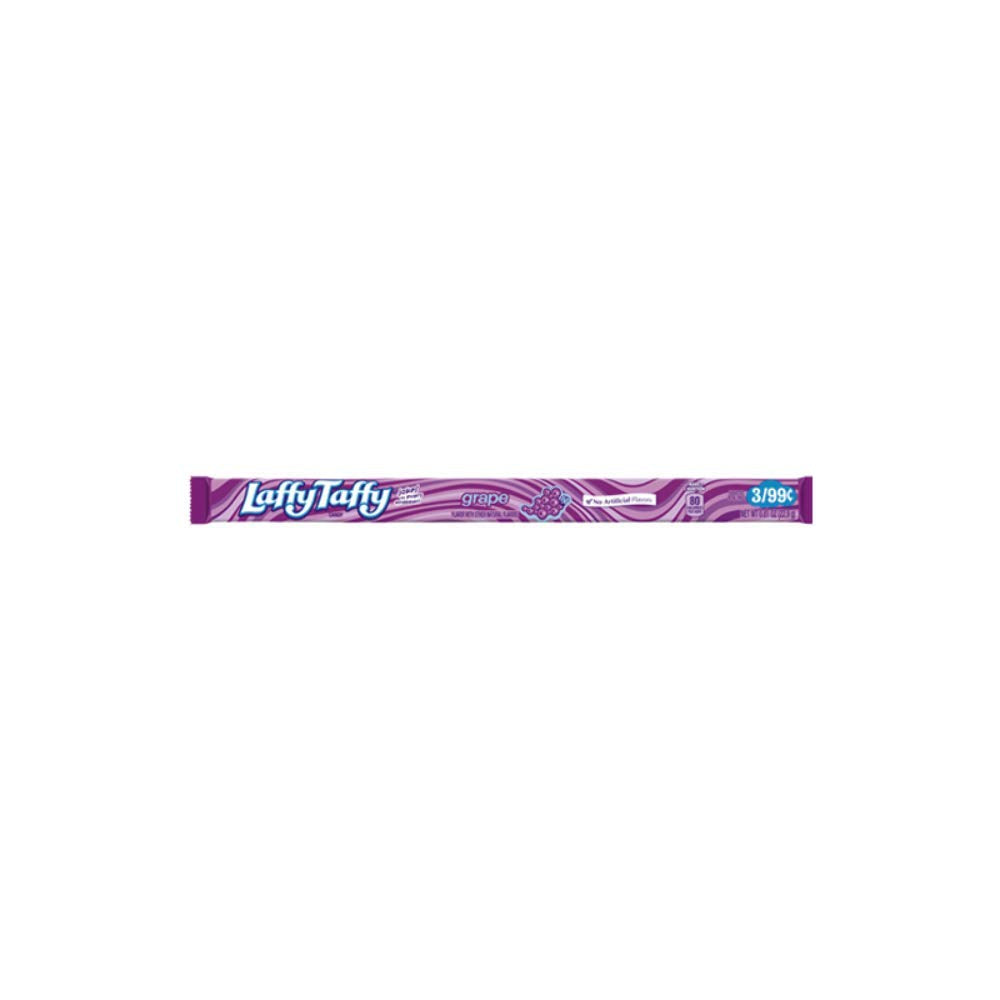 Candy Ropes - Grape: 24-Piece Box by Laffy Taffy – 24 Count (Pack of 1)