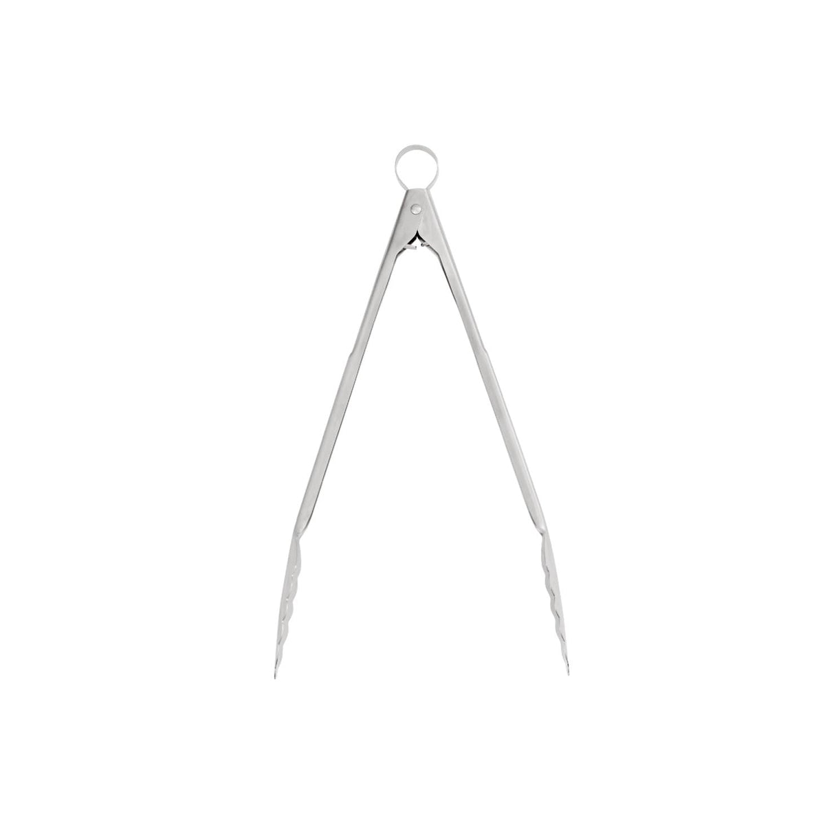 9.5-Inch Stainless Steel Locking Tongs by Cuisipro – 9.5-Inch, Stainless Steel, Silver, Model 1330